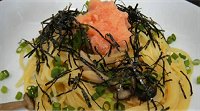 Tarako - Cod Roe and mushroom pasta