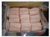 Portion cut basa fish